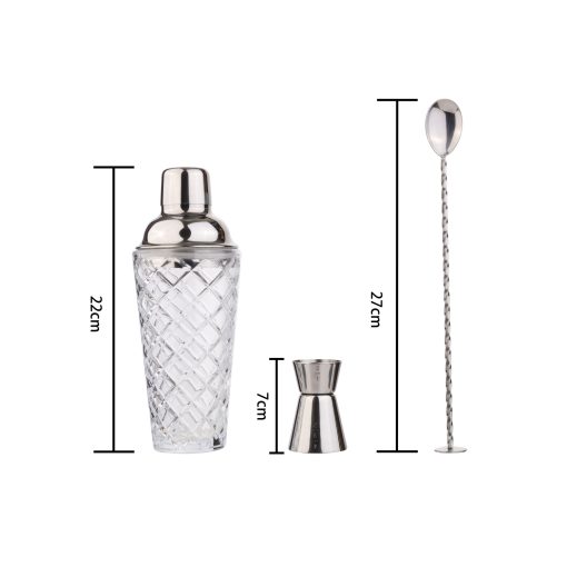 Laguiole Cocktailsæt 400 ml 3 Stk - Billede 3