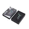 Silver Match Triple Jetflames Lighter www.jware .dk https://jware.dk/produkt/atomic-lighter-saet/