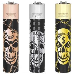Alternative view of Clipper Metal Deadly Chains Lighter
