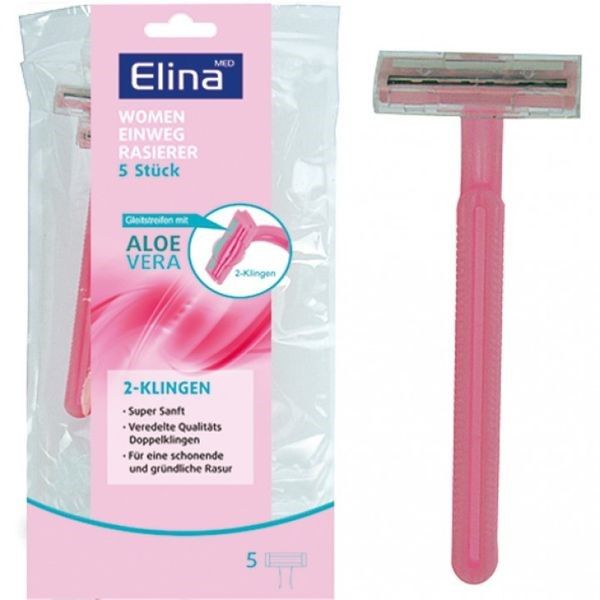 Elina Shaving razor Woman Disposable 5 pcs - JWare