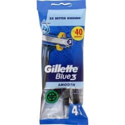 Gilette Blue III Barberskarber Engangs 4 Stk