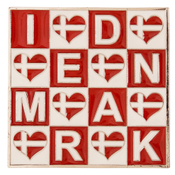 I Love Denmark Magnet