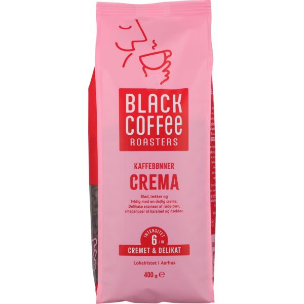 Black Coffee Roasters Kaffeboenner Crema 400g www.jware .dk https://jware.dk/en/produkt/black-coffee-roasters-coffee-beans-crema-400g/ Black Coffee Roasters Coffee Beans Crema 400g