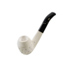 Blok Meerschaum Pipe Large Carved Bulldog www.jware .dk https://jware.dk/produkt/blok-meerschaum-pipe-large-carved-bent/
