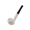 Blok Meerschaum Pipe Large Glat Apple www.jware .dk https://jware.dk/produkt/blok-meerschaum-pipe-large-glat-billard/