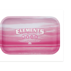 Elements Pink Metal Rolling Tray Small