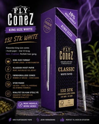 FLY ConeZ King Size White 132 Stk www.jware .dk https://jware.dk/produkt/fly-conez-king-size-white-132-stk/ FLY ConeZ King Size White 132 Stk www.jware .dk https://jware.dk/produkt/fly-conez-king-size-white-132-stk/
