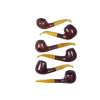 Jean Claude Akrylmundstykke Brun Gul Pibe www.jware .dk https://jware.dk/en/produkt/jean-claude-acrylic-mouthpiece-orange-black-pibe/