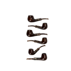 Jean Claude Acrylic mouthpiece Brown Marble Pipe