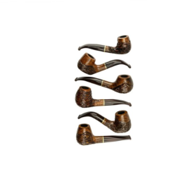 Jean Claude Acrylic mouthpiece Rustic/Wave Design Pipe
