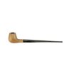Jean Claude Laesepibe Naturlig Finish Lige Ring Ebonit 27 cm www.jware .dk https://jware.dk/en/produkt/jean-claude-reading-pipe-brown-curved-ring-ebonite-27-cm/