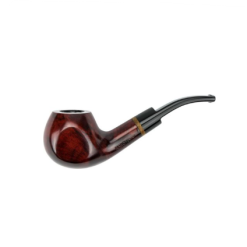 Jean Claude Lige Pibe Model 1 Børstet Rød Ring/Akryl