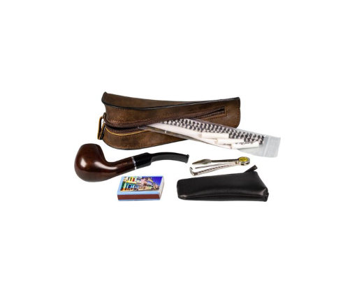 Pibe Startersaet Laederlook Brun Pibe Akryl www.jware .dk https://jware.dk/en/produkt/jean-claude-pibe-starter-set-leather-look-brown-pibe-acrylic/ Jean Claude Pibe Starter Set Leather Look Brown/Pibe Acrylic
