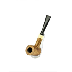 Alternative view of Herr... Pipa Redwood Brun Polerad Pipa 9 mm Vit Ring