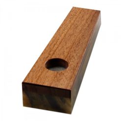 Soapstone Pipe with Shisham