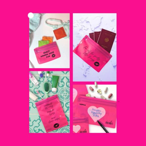 Noaks Bag Pink Edition Zip Lock Bag 5 Stk - Billede 2