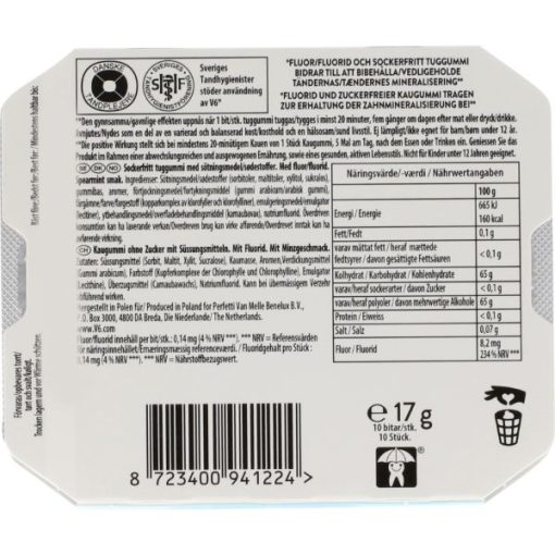 V6 Oral-B Spearmint Sugarfree 12 x 17g - Billede 2