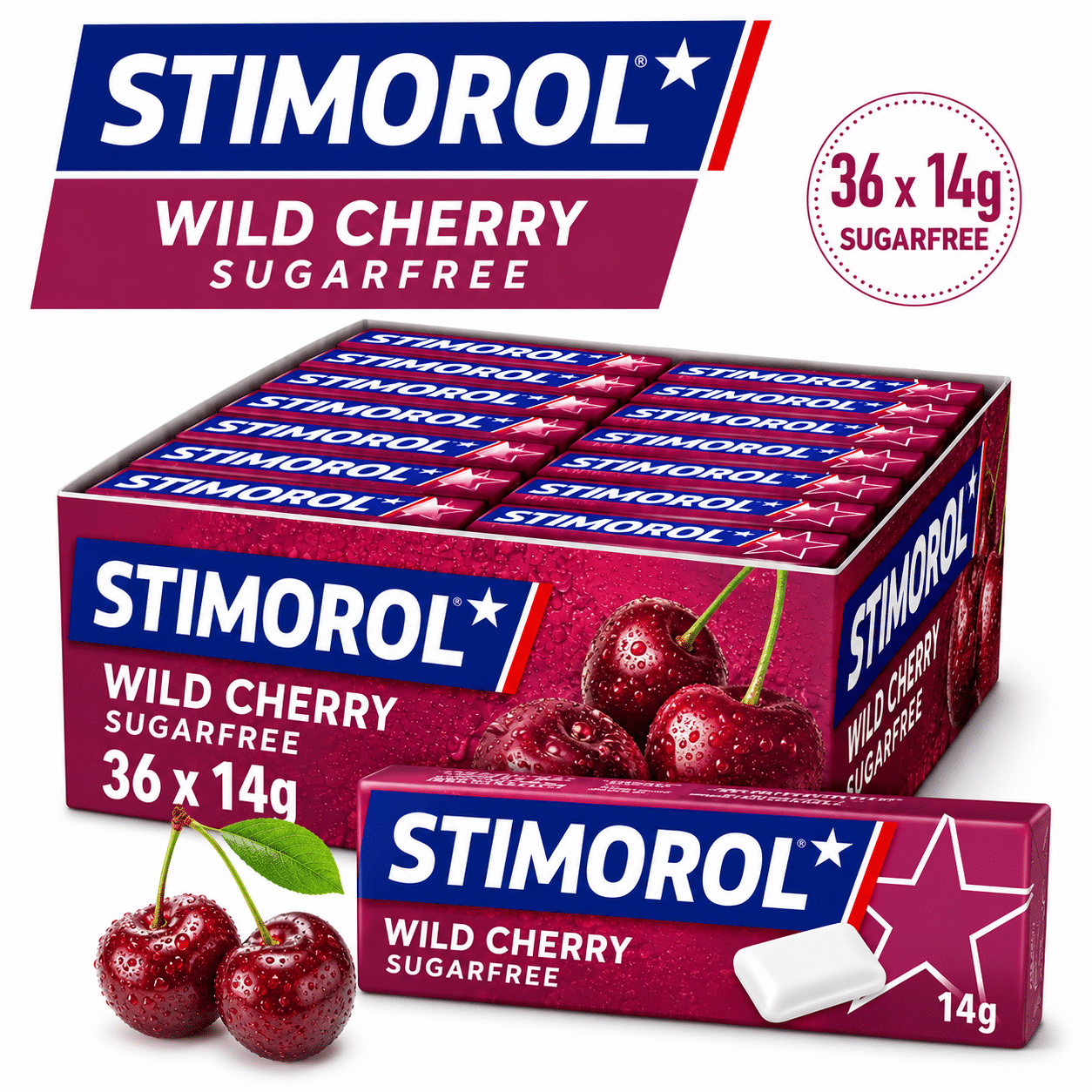 ChatGPT Image 9. jun. 2026 12.59.02 https://jware.dk/sv/produkt/stimorol-wild-cherry-sockerfri-36-x-14-g/ Stimorol Wild Cherry sockerfri 36 x 14 g