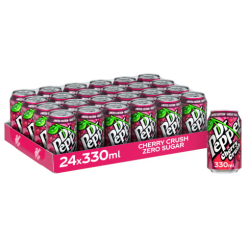 Dr Pepper Zero Cherry Crush 24 x 330 ml