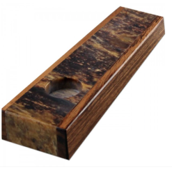 Soapstone Pipe with Shisham 89 mm