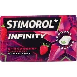 Stimorol Infinity Strawberry Sugarfree 16 x 22g www.jware .dk https://jware.dk/ Stimorol Infinity Strawberry Sugarfree 16 x 22g
