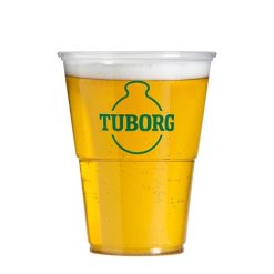 Tuborg Disposable Mugs in PP 30 cl - 80 pcs