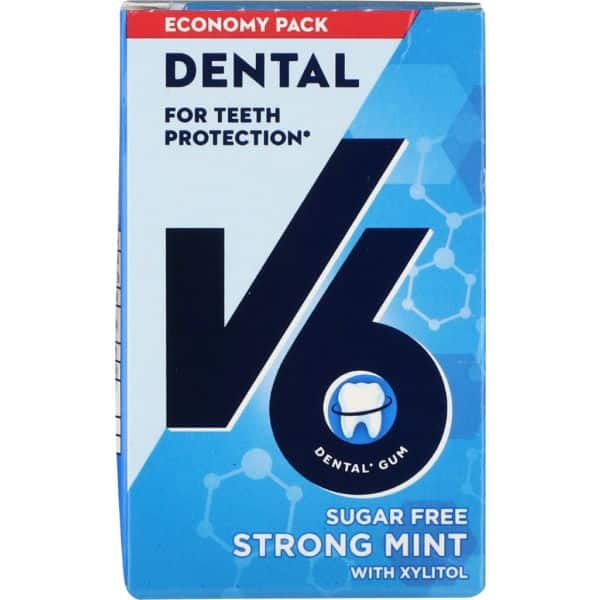 V6 Strong Mint Sugarfree 50 Stk 12 Pack www.jware .dk https://jware.dk/produkt/v6-strong-mint-sugarfree-50-stk-12-pack/ V6 Strong Mint Sugarfree 50 Stk (12-Pack)