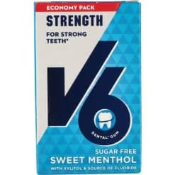 V6 Sweet Menthol Sugarfree 50 Stk 12 Pack www.jware .dk https://jware.dk/ V6 Sweet Menthol Sugarfree 50 Stk (12-Pack)