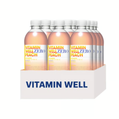 Vitamin Well Peach Zero (12 x 500 ml)