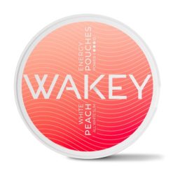 Wakey White Peach Energy Pouch 50mg (10 x Dåser)