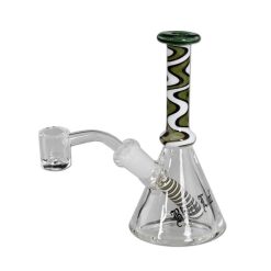 Black Leaf Oil Bong/Dab Rig Green