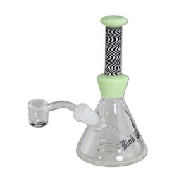 Black Leaf Oil Bong/Dab Rig Light Green