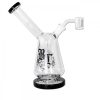 Black Leaf Oil Pipe Dab Rig with Drum Percolator Black www.jware .dk https://jware.dk/produkt/blaze-dab-rig-recycler-pink/