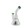 Blaze Herb Bong incl. Banger Green www.jware .dk https://jware.dk/produkt/black-leaf-bong-ufo-percolater-bong-with-banger/