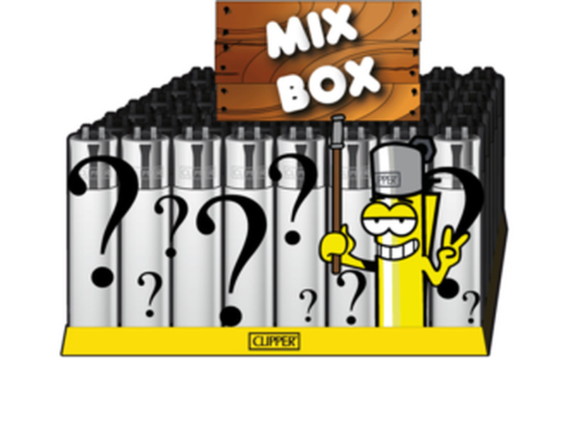 Clipper Large Mix Box Lighter 48stk display www.jware .dk https://jware.dk/produkt/clipper-large-mix-box-lighter-48stk-display/ Clipper Large Mix Box Lighter (48stk/display)