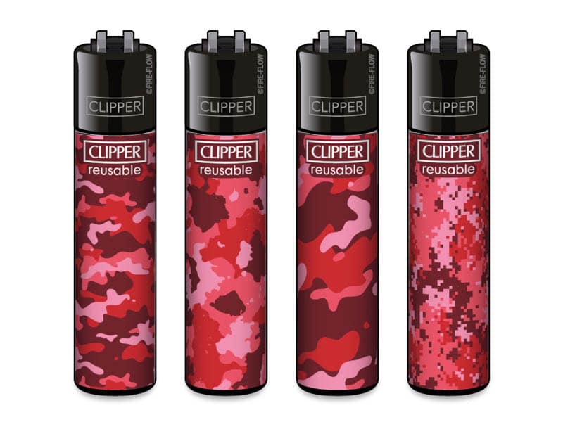 Clipper Lighter Red Camouflage www.jware .dk https://jware.dk/en/produkt/clipper-lighter-red-camouflage/ Clipper Lighter, Red Camouflage