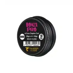Alternative view of Thunder Cloud x Vaping Bogan Bonza Pro 4-Core Fused Clapton Coils Ni80