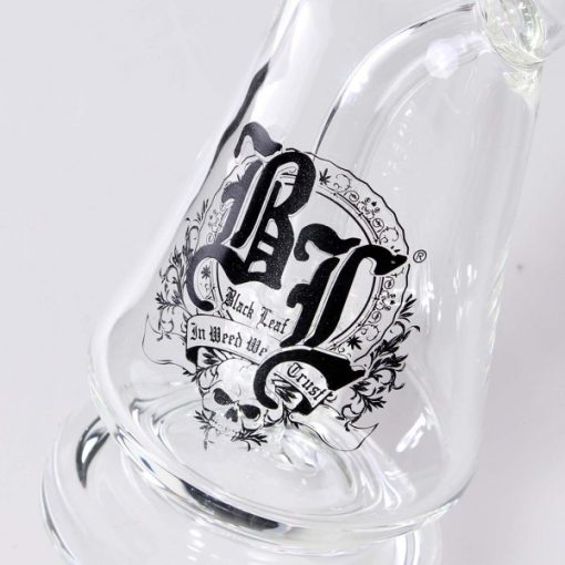 Black Leaf Oil Pipe/Dab Rig with Drum Percolator Blue - Billede 2