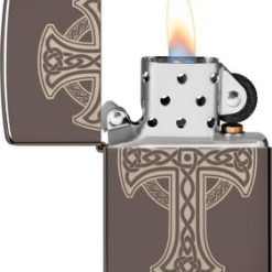 Alternative view of Zippo Black Ice Celtic Cross Lighter