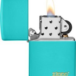 Alternative view of Zippo Flat Turquoise with Zippo Logo – 60005827