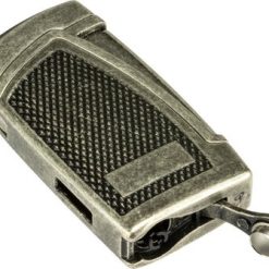 Alternative view of Passatore Bogota 2-Jet Cigarlighter – Sølv Antik med 8 mm