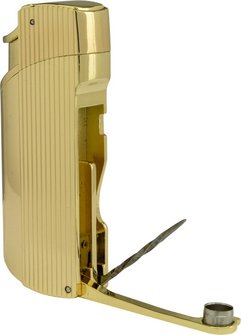 2 14 https://jware.dk/en/produkt/passatore-cannes-2-jet-cigar-lighter-gold-with-8-mm-cigar-punch-35-mm-cigar-holder/ Passatore Cannes 2-Jet Cigar Lighter – Gold with 8 mm Cigar Punch & 35 mm Cigar Holder - Image 2