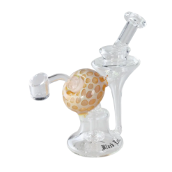 Black Leaf Recycle Bong Oil with Amber Percolator