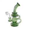 Blaze Recycle Bong Diffuser incl Banger www.jware .dk https://jware.dk/en/produkt/blaze-recycle-mobius-bong-for-oil-amber/