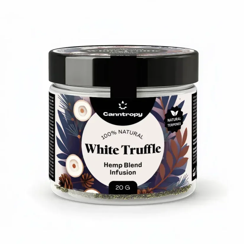 Canntropy Hemp Blend Infusion White Truffle 20g www.jware .dk https://jware.dk/sv/produkt/canntropy-hemp-blend-infusion-vit-tryffel-20-g/ Canntropy Hemp Blend Infusion – Vit tryffel 20 g