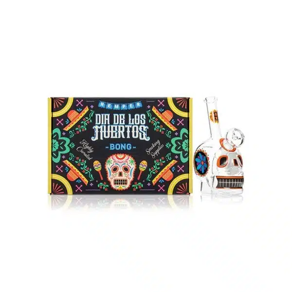 Hemper Glas Bong Dia De Los Muertos 15.5 cm www.jware .dk https://jware.dk/en/produkt/hemper-glass-bong-dia-de-los-muertos-15-5-cm/ Hemper Glass Bong Dia de los Muertos 15.5 cm