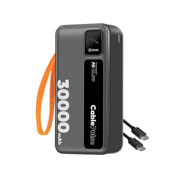 Obal Me Powerbank 30 000mAh 22.5W USB C Lightning www.jware .dk https://jware.dk/en/produkt/obal-me-power-bank-30000-mah-22-5-w-usb-c-lightning/ Obal-Me Power Bank 30,000 mAh 22.5 W USB-C + Lightning