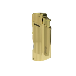 Passatore Cannes 2-Jet Cigarlighter – Guld med 8 mm Cigarpunch & 35 mm Cigarholder