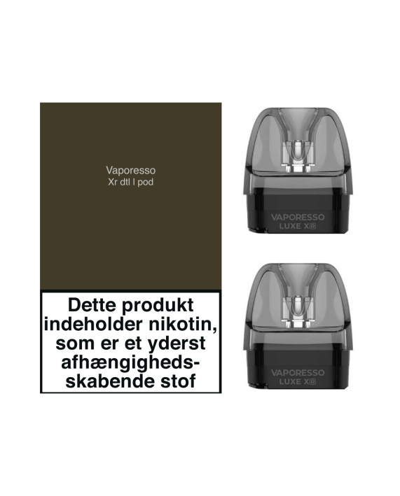 Vaporesso XR DTL L Pod www.jware .dk https://jware.dk/sv/produkt/vaporesso-xr-dtl-l-pod/ Vaporesso XR DTL L Pod