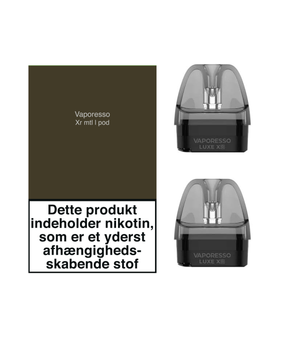 Vapresso XR MTL L Pod www.jware .dk https://jware.dk/en/produkt/vapresso-xr-mtl-l-pod/ Vapresso XR MTL L Pod